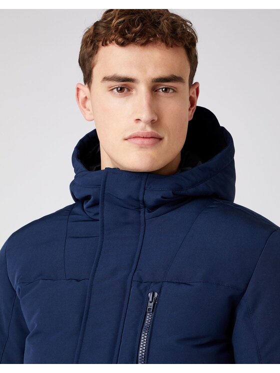 Wrangler Wrangler Giubbotto invernale THE BODYGUARD Blu Regular Fit