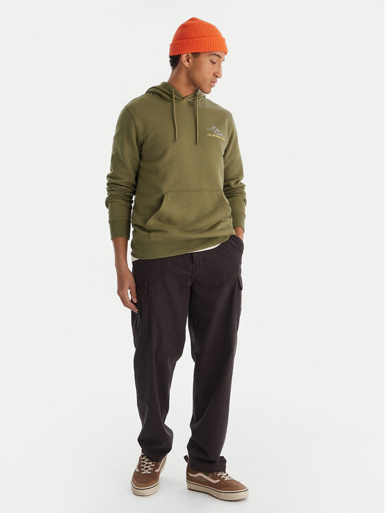 Quiksilver Quiksilver Bluză Light Waves EQYFT05168 Kaki Regular Fit