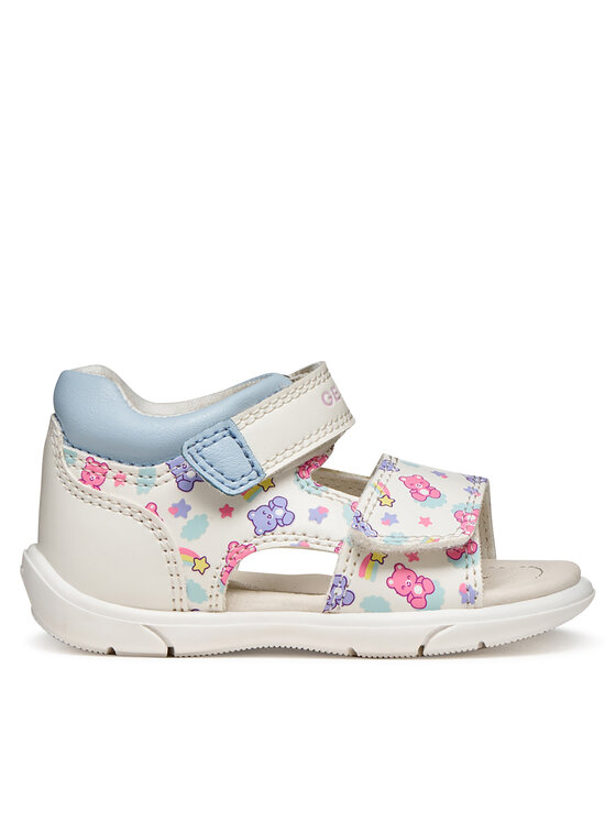 Geox Geox Sandále B Sandal Zapito Girl B556FC 05404 C0270 Biela