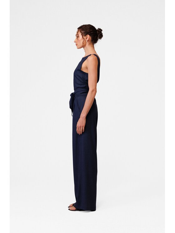 LE POSSÉ LE POSSÉ Pantaloni di tessuto SP Blu scuro