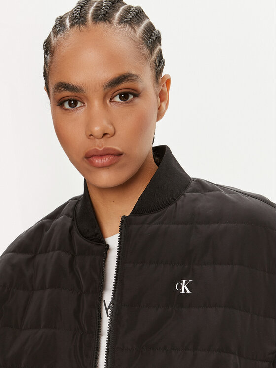 Calvin Klein Jeans Calvin Klein Jeans Bunda bomber J20J223871 Černá Regular Fit