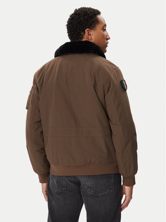 Aeronautica Militare Aeronautica Militare Zimní bunda 262AB3108UCT03151 Hnědá Regular Fit