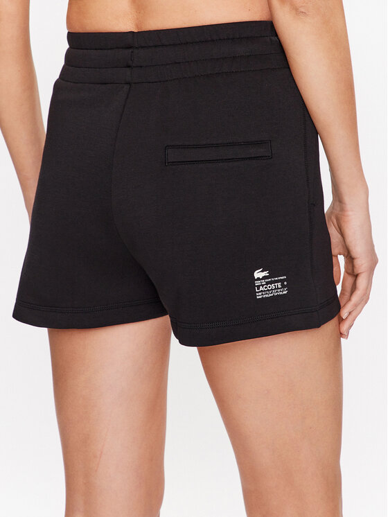 Lacoste Lacoste Sportske kratke hlače GF5378 Crna Regular Fit