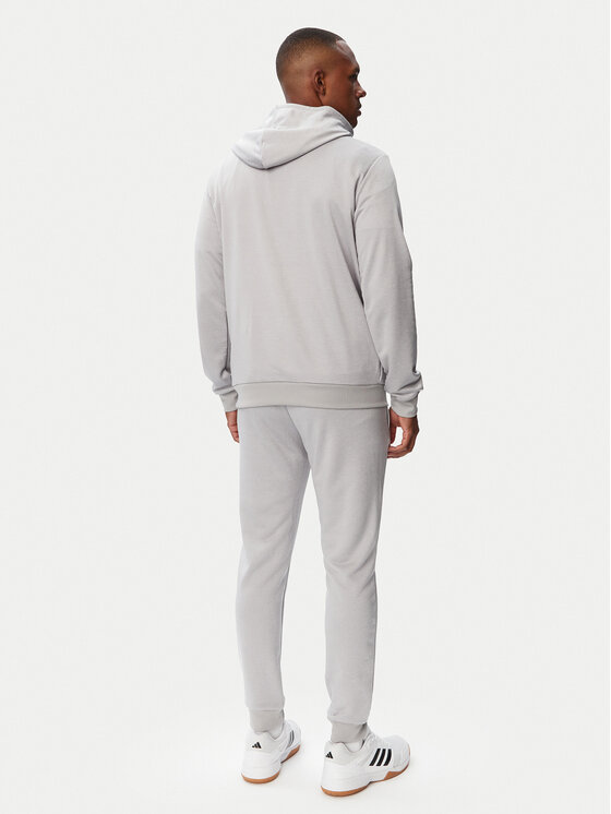 adidas adidas Jogginganzug Big Logo Hooded Tracksuits KB8809 Grau Regular Fit