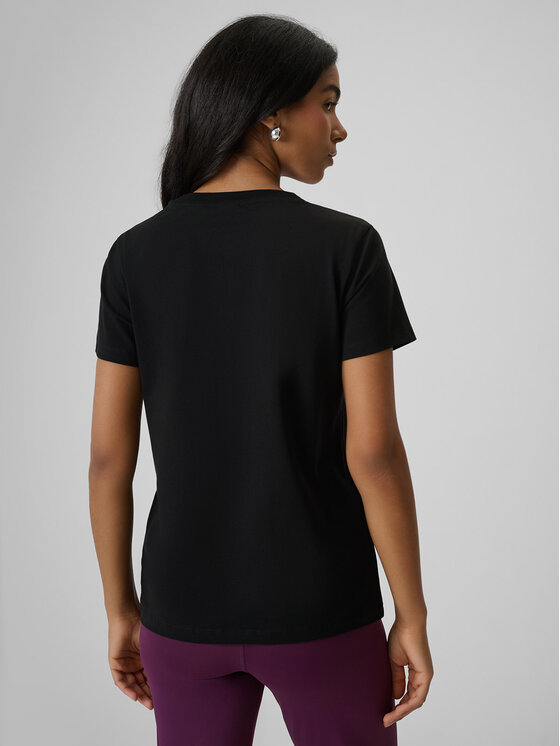 4F 4F T-Shirt AFTERLIGHT Czarny Regular Fit