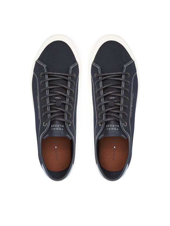 Tommy Hilfiger Tommy Hilfiger Гуменки Hi Vulc Street Canvas FM0FM05515 Тъмносин