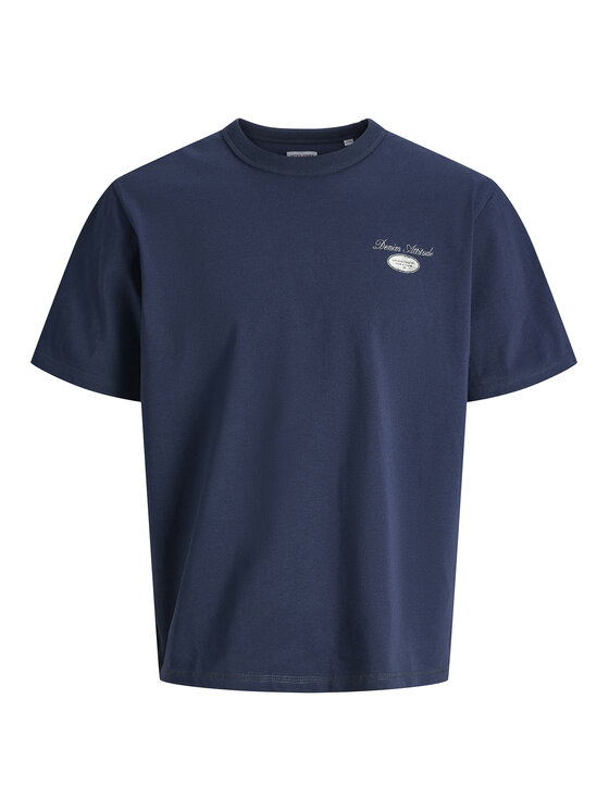 Jack & Jones Jack & Jones Tričko Edover 12288005 Tmavomodrá Regular Fit