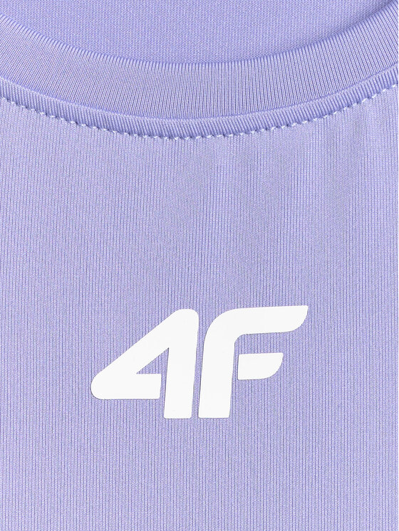 4F 4F Koszulka techniczna ACTIVE BY NATURE Fioletowy jasny Regular Fit