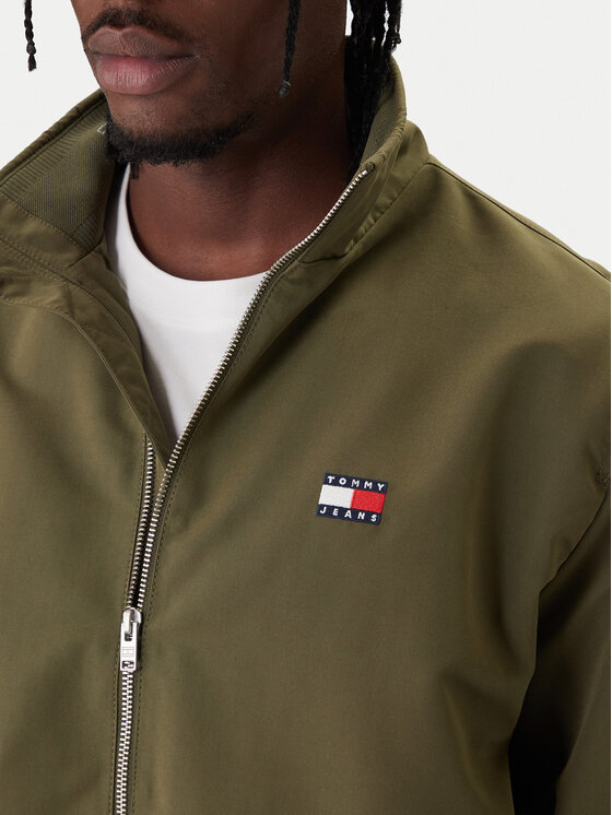 Tommy Jeans Tommy Jeans Geacă Essential DM0DM22720 Verde Regular Fit
