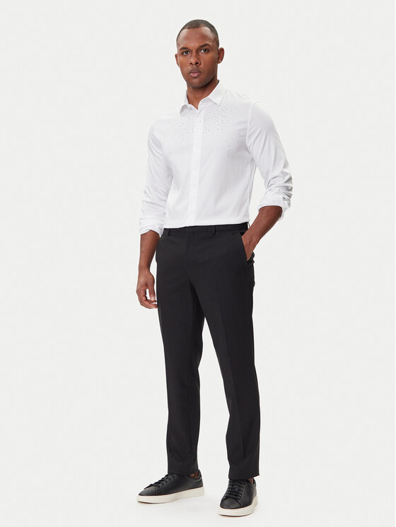 Armani Exchange Armani Exchange Marškiniai XM001504 AF10192 U0002 Balta Regular Fit