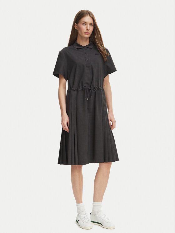 Lacoste Lacoste Každodenní šaty EF0197 Šedá Regular Fit