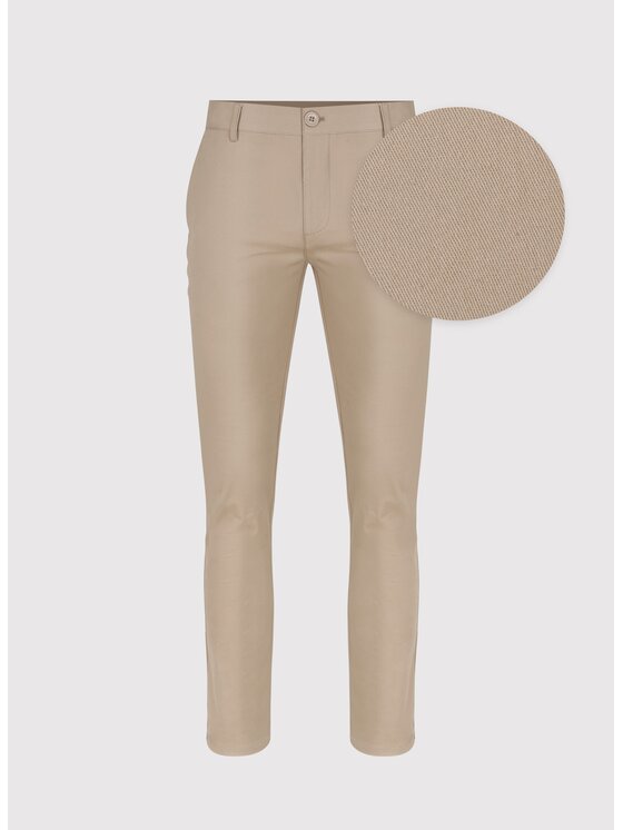 Pako Lorente Pako Lorente Spodnie dzianinowe P24WB-WX-005 Beżowy Classic Fit
