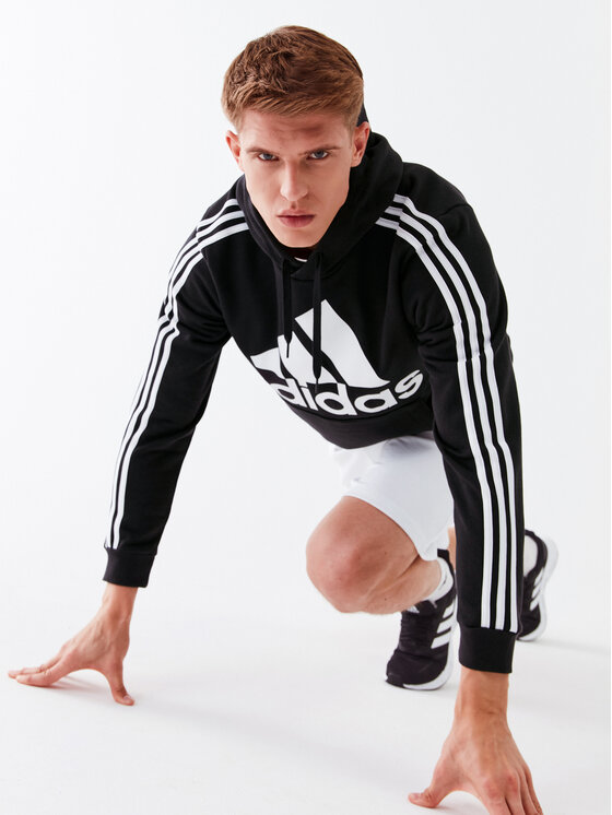 adidas adidas Pulóver Essentials H14641 Fekete Regular Fit