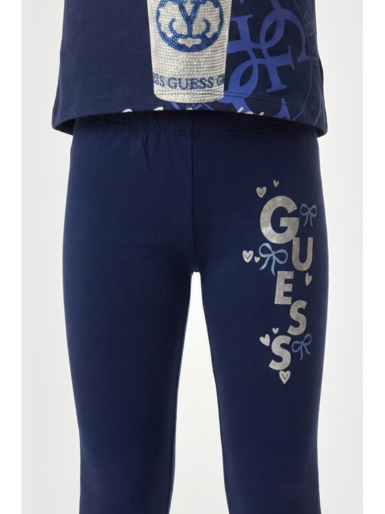Guess Kids Guess Kids Spodnie materiałowe 180931 Niebieski Regular Fit