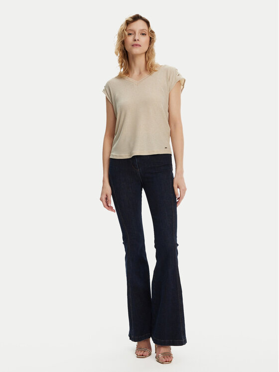 Morgan Morgan Bluse 241-DILI Beige Regular Fit