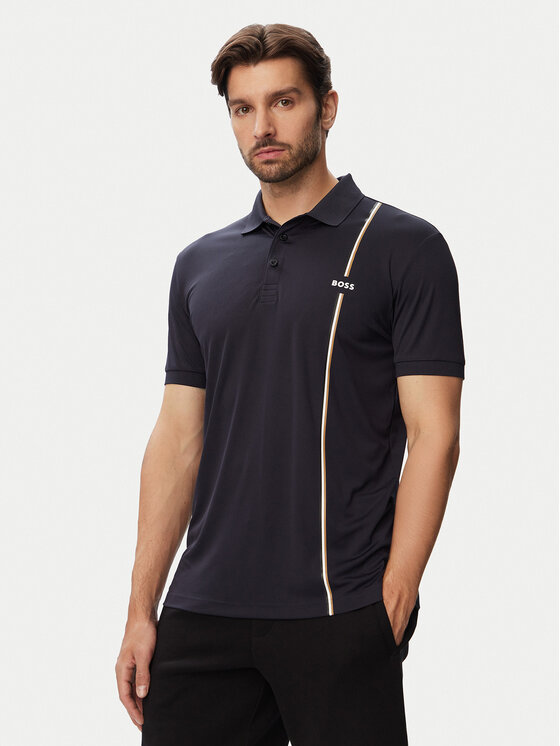 BOSS Tricou polo Game 3 50563363 Bleumarin Regular Fit
