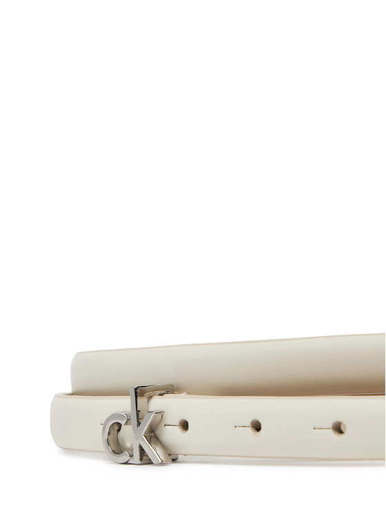 Calvin Klein Calvin Klein Női öv Ck Buckle Skinny Belt 1.5 K60K612932 Fehér