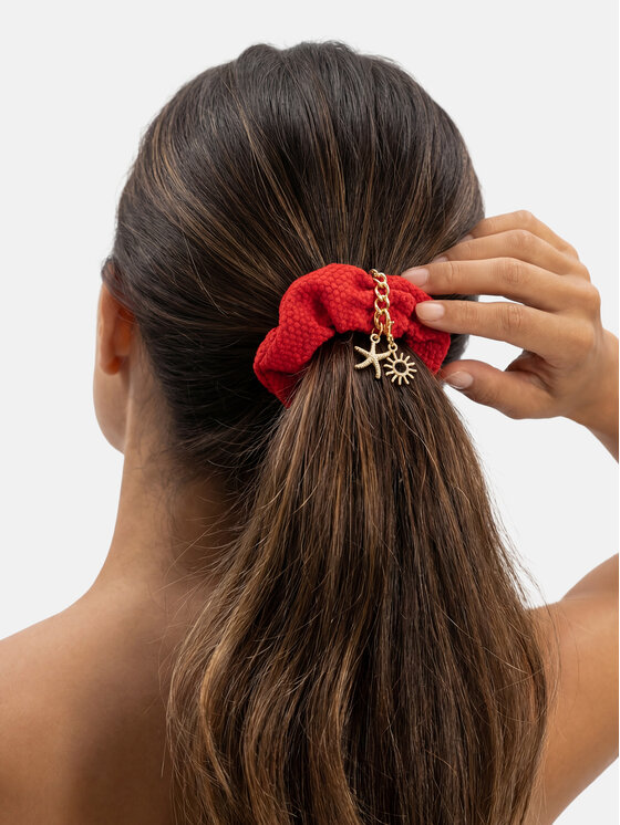 Feba Feba Elastico per capelli ZESTAW ZG03 Rosso