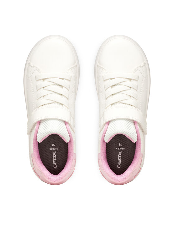 Geox Geox Sneakersy J Eclyper Girl J36LRA 054BJ C0406 S Biela