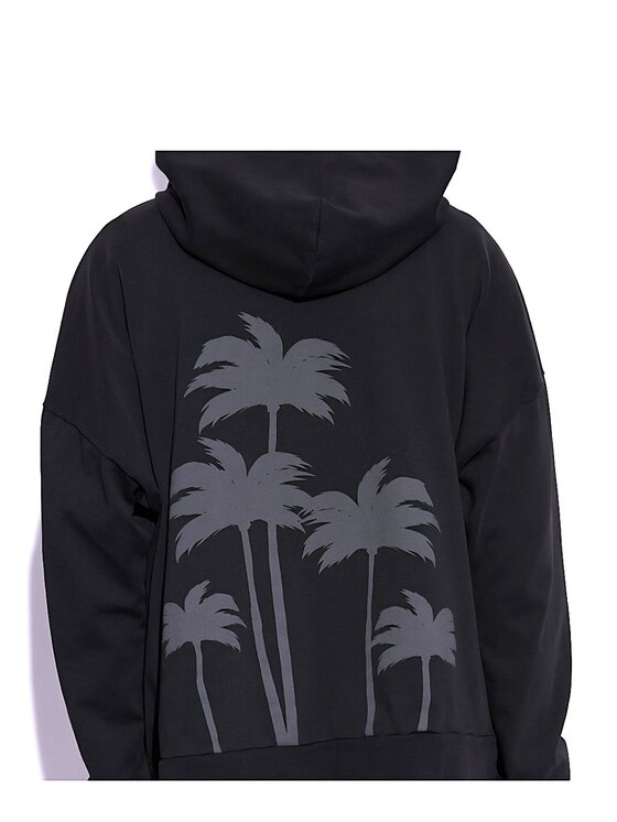 Palm Angels Palm Angels Felpa PMBE016S25FLE001 Nero Regular Fit