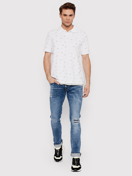 Polo Corey M2RP01 K7O61 Bianco Regular Fit