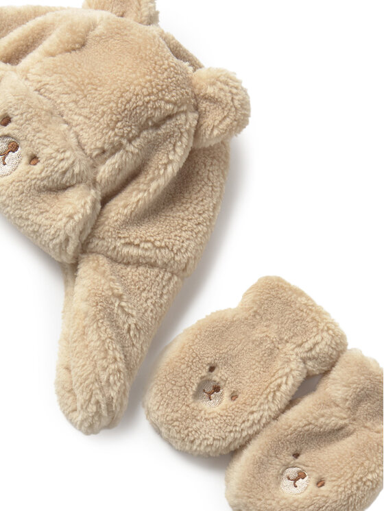Mayoral Mayoral Set Mütze und Handschuhe 10023 Beige