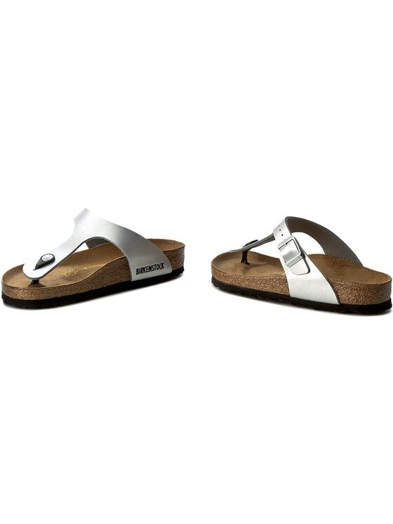 Birkenstock Birkenstock Japonki Gizeh 0043851 Srebrny