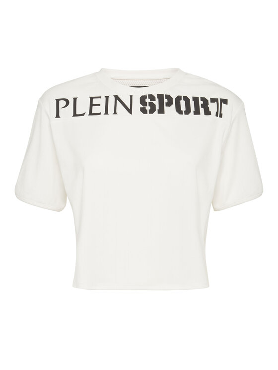 Plein Sport Plein Sport T-Shirt 23579 Biały Regular Fit