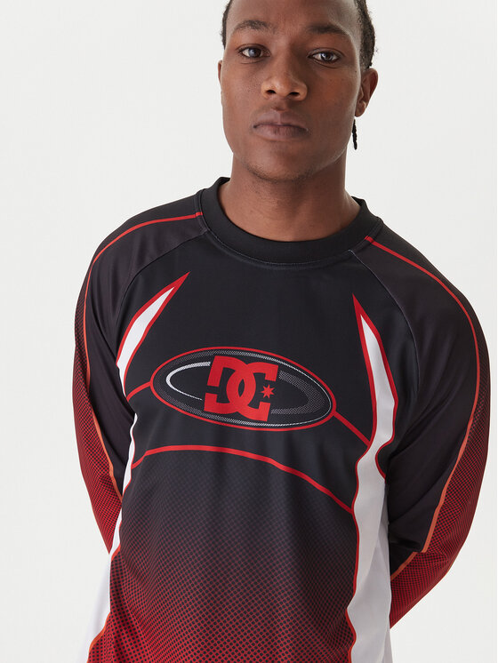 DC DC Longsleeve krekls Sylem EDYKT03539 Melns Regular Fit