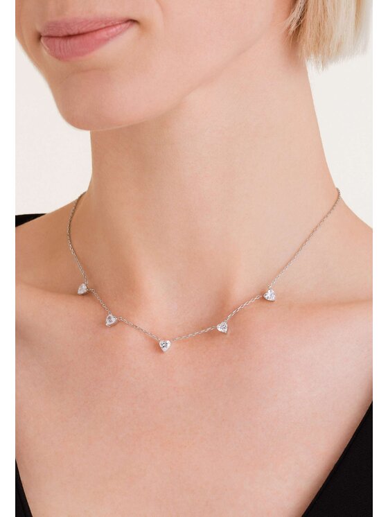 Rosefield Rosefield Naszyjnik Heart Collection Srebrny