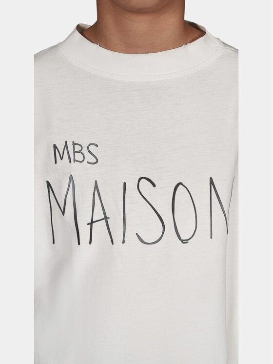 MADE BY SOCIETY MADE BY SOCIETY T-Shirt T37582 Biały Basic Fit