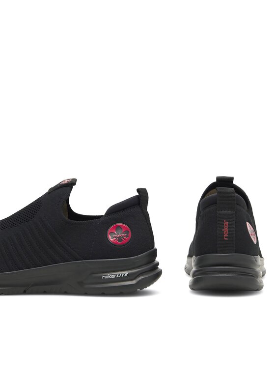 Rieker Rieker Sneakersy B7365-00 Czarny