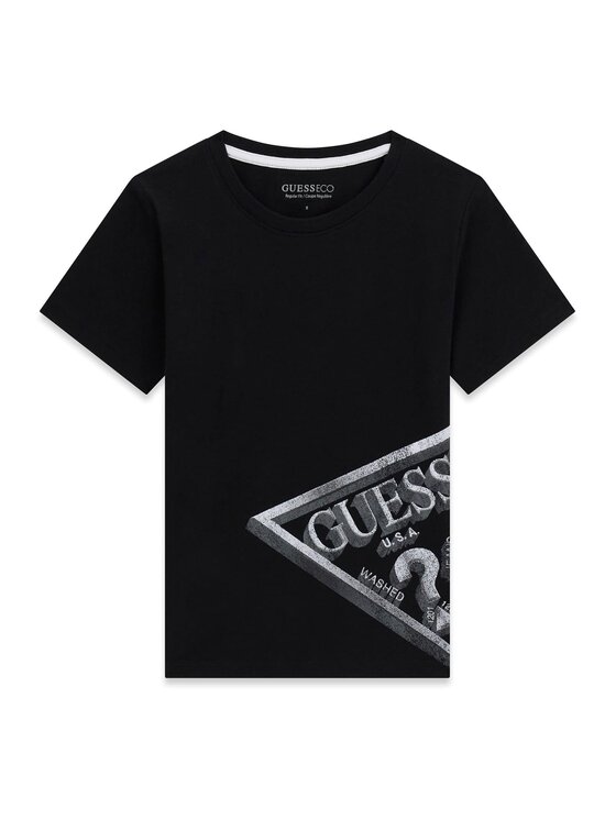 Guess Kids Guess Kids T-Shirt 183925 Černá Classic Fit