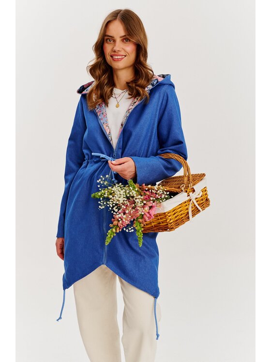 NAOKO NAOKO Parka Morning Hills Niebieski Regular Fit