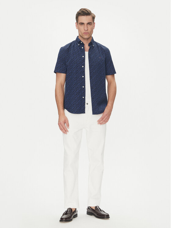 Tommy Hilfiger Tommy Hilfiger Košeľa MW0MW38954 Tmavomodrá Regular Fit