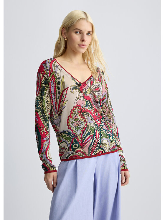 Sweter Liu Jo, Rozmiar M, Błękitny, WA5476MA24OM9592