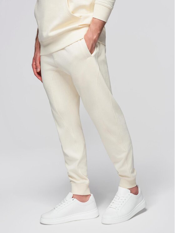 Ombre Ombre Tepláková souprava Z121 Écru Regular Fit