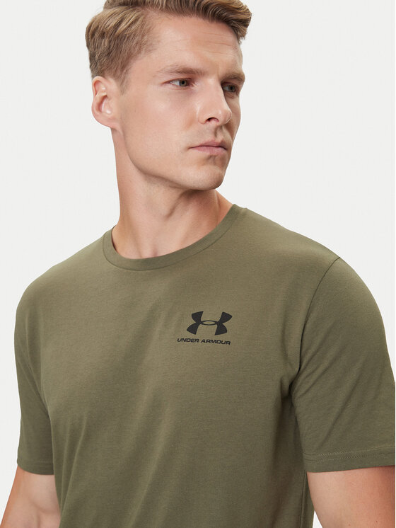 Under Armour Under Armour Tričko UA SPORTSTYLE LC SS 1326799 Kaki Regular Fit