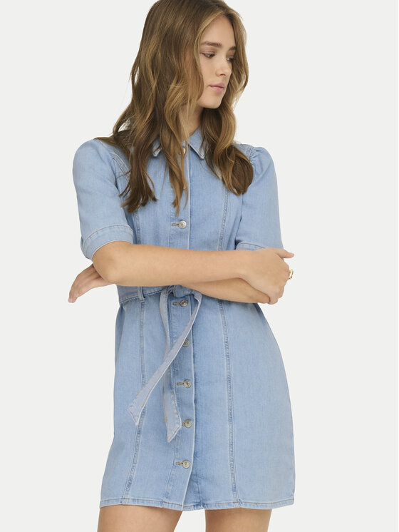 ONLY ONLY Джинсова сукня Vibbe 15372569 Голубий Regular Fit