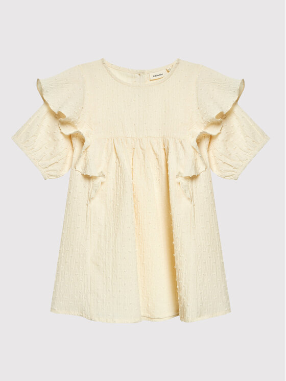 Lil' Atelier Lil' Atelier Haljina za svaki dan 13200714 Bež Loose Fit