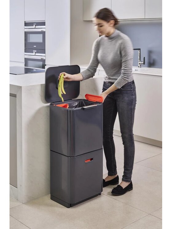 Joseph Jospeh Joseph Jospeh Kosz na śmieci Joseph Joseph Intelligent Waste Szary