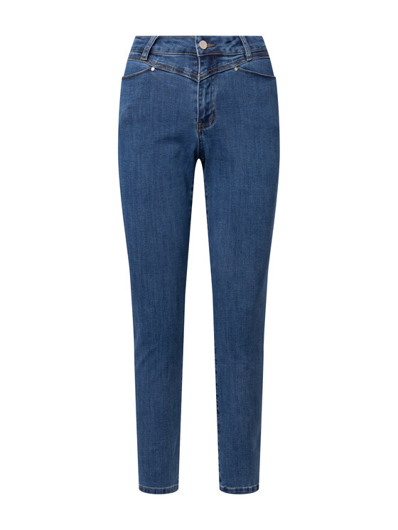 QUIOSQUE Dámske nohavice 3SN001 Tmavomodrá Regular Fit