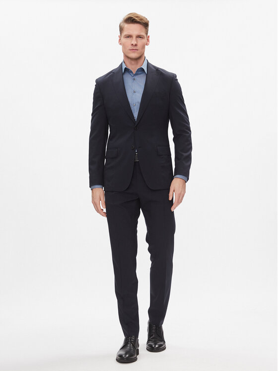 Calvin Klein Calvin Klein Srajca K10K112299 Modra Slim Fit