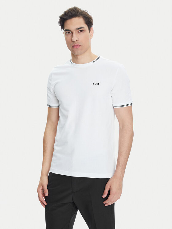BOSS BOSS T-Shirt Taul 50521245 Biały Regular Fit