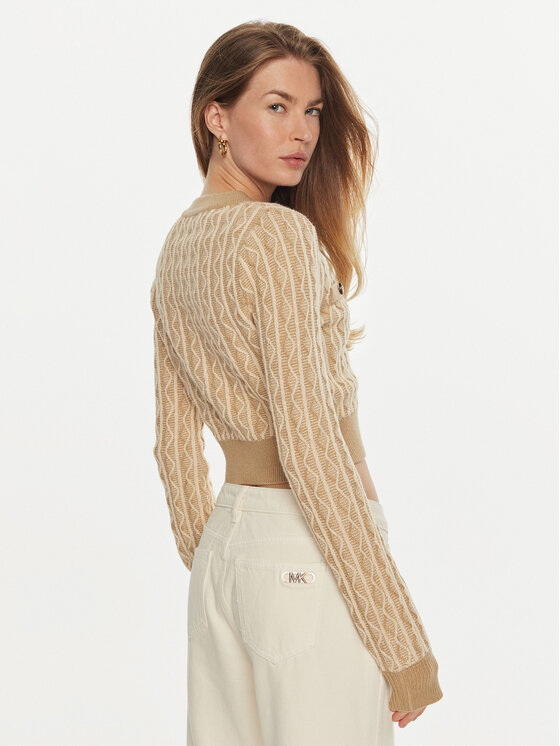 Guess Guess Cardigan Tiffany W4BR0F Z3K40 Bej Regular Fit