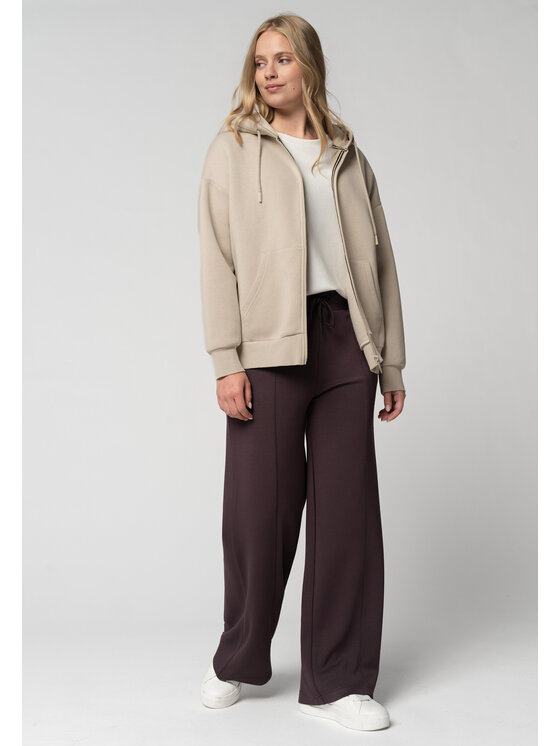 Volcano Volcano Bluza B-LOMY Beżowy Regular Fit