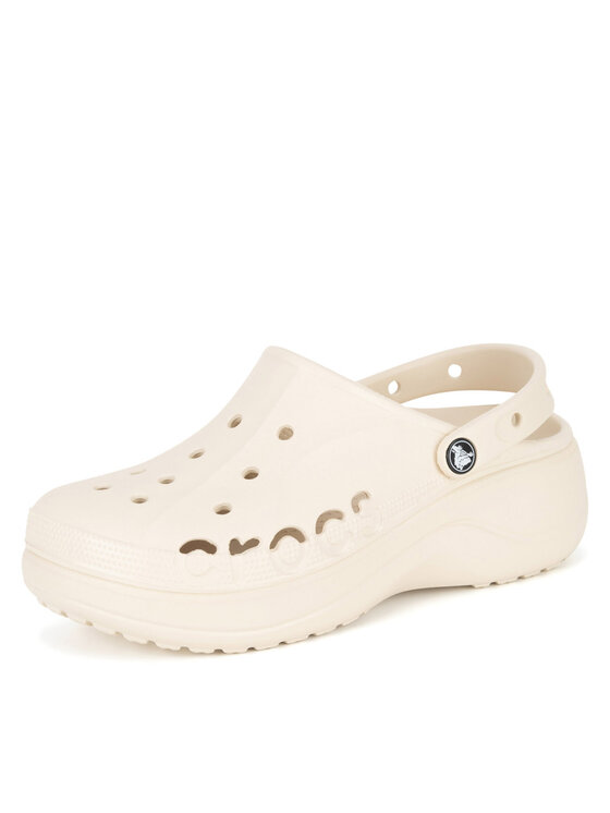 Crocs Crocs Iešļūcenes BAYA PLATFORM CLOG 208186-11S Bēšs