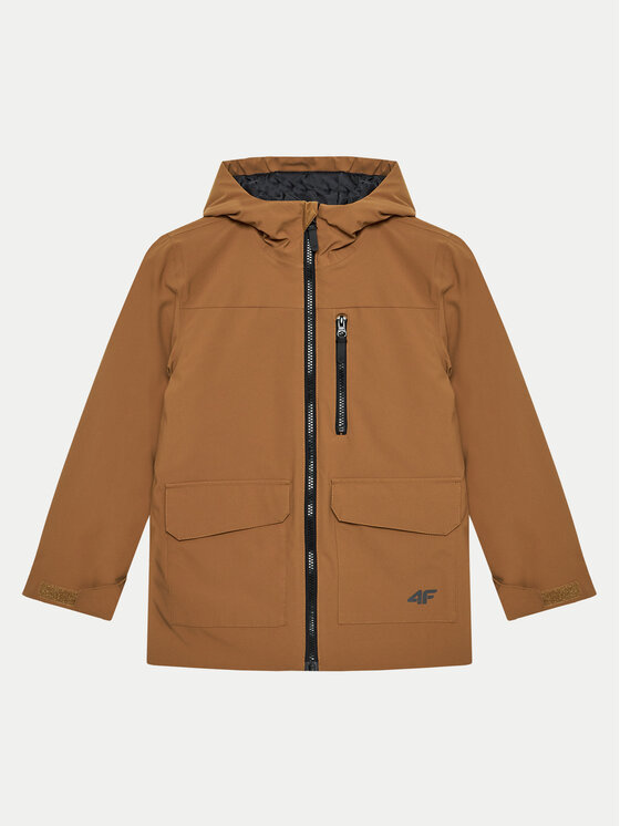 4F Parka 4FJWAW24TJACM157 Brūns Regular Fit