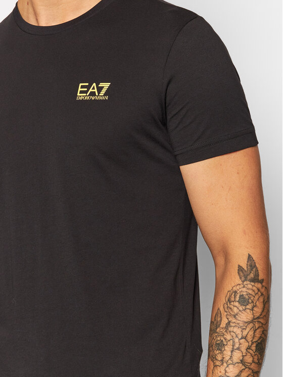 EA7 Emporio Armani EA7 Emporio Armani T-Shirt 8NPT51 PJM9Z 0208 Czarny Regular Fit