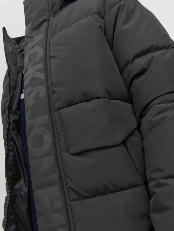 Jack & Jones Junior Jack & Jones Junior Zimska jakna 12246122 Črna Regular Fit